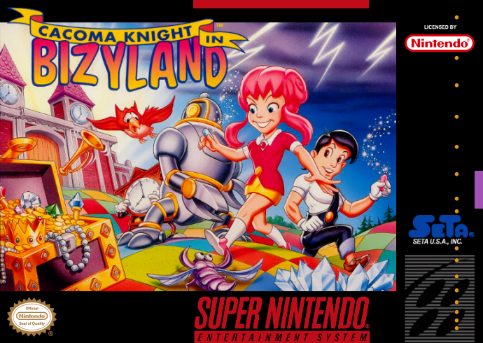 Cacoma Knight In Bizyland (Usa) Snes Print Poster