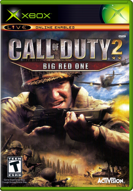 Call Of Duty 2 Big Red One (Usa, Europe) Xbox Print Poster