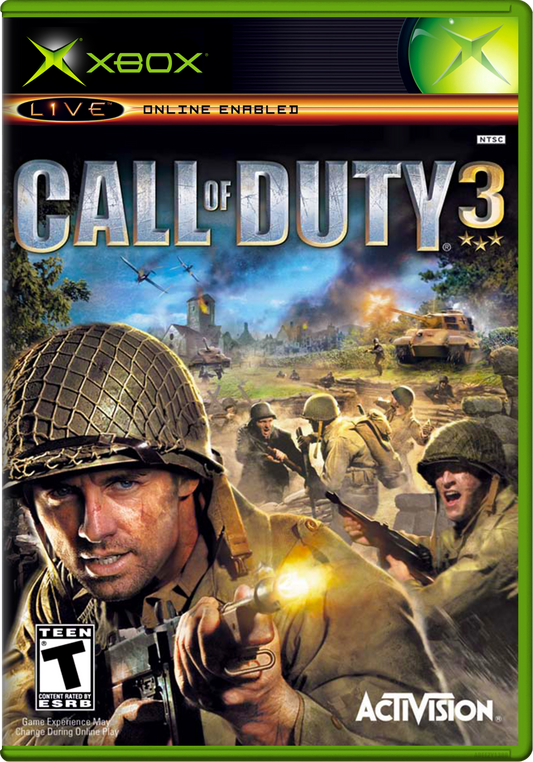 Call Of Duty 3 (Usa, Europe) Xbox Print Poster