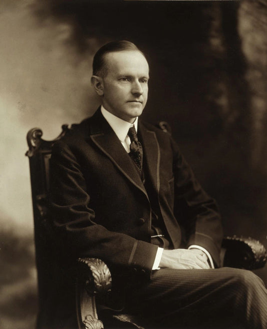 Calvin Coolidge President United States America Keychain Portrait Picture
