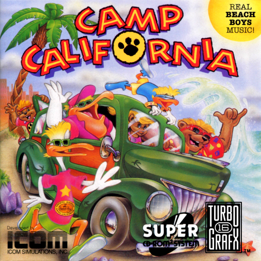 Camp California (Cd) Turbografx 16 Print Poster