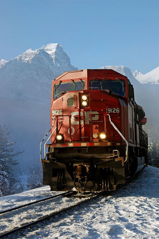 Canadian Pacific Railway Train Landscape Travel Wall Home Decor Jigsaw Puzzle