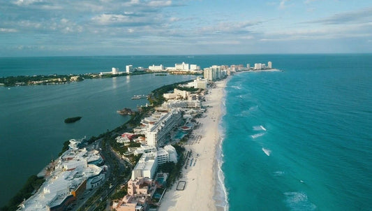 Cancun Mexico Coast Keychain Picture Keychain Print Beach Vacation Margarita Nature