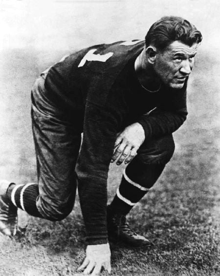 Canton Bulldogs Jim Thorpe Glossy Magnet Nfl Football Magnet