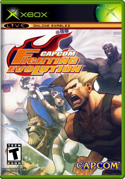 Capcom Fighting Evolution (World) Xbox Print Poster