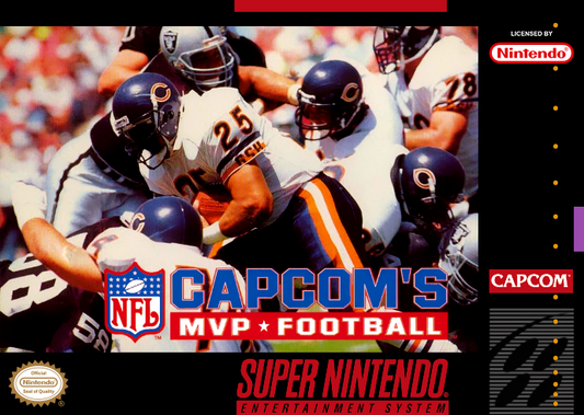 Capcom S Mvp Football (Usa) Snes Print Poster