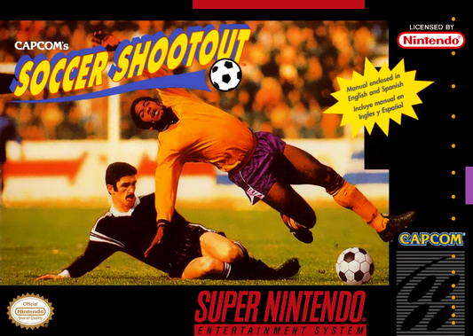 Capcom S Soccer Shootout (Usa) Snes Print Poster
