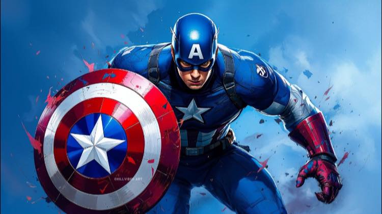Captain America Action Pose (18) Jigsaw Puzzle