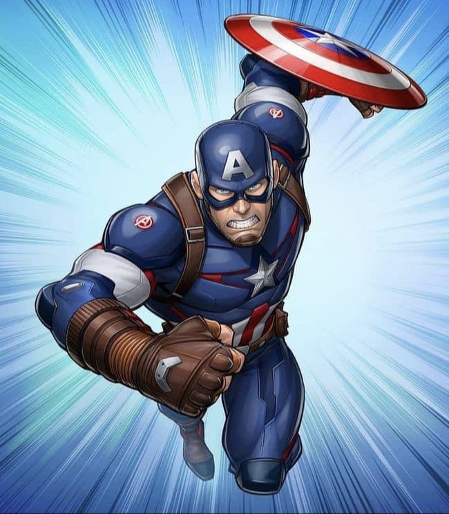 Captain America Action Pose (1) Jigsaw Puzzle
