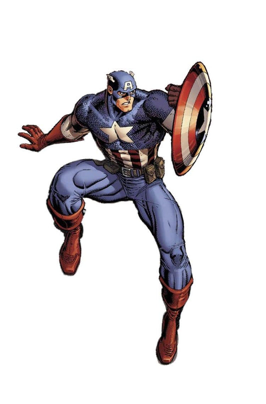 Captain America Action Pose (3) Print Poster