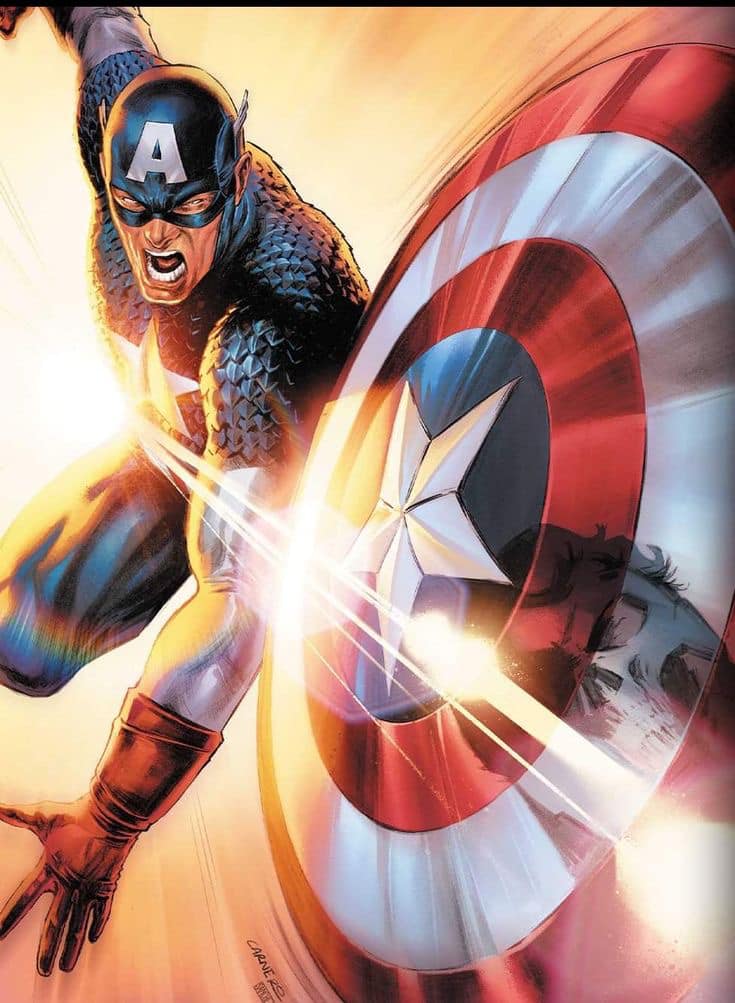 Captain America Action Shot Jigsaw Puzzle