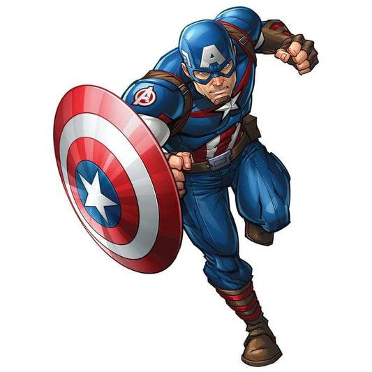 Captain America Action Shot (3) Print Poster