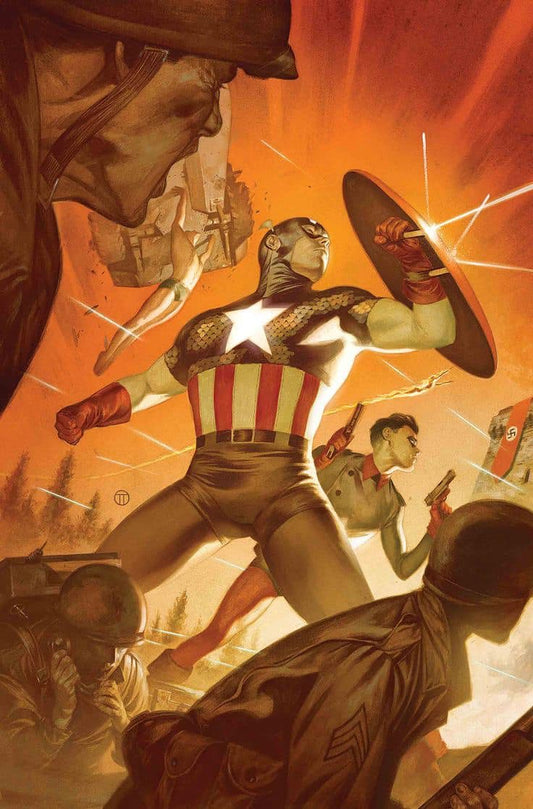 Captain America Battle Scene (1) Print Poster