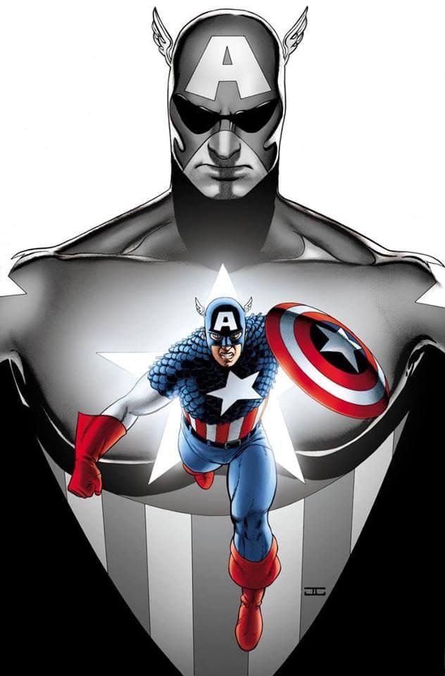 Captain America Comic Art (2) Print Poster