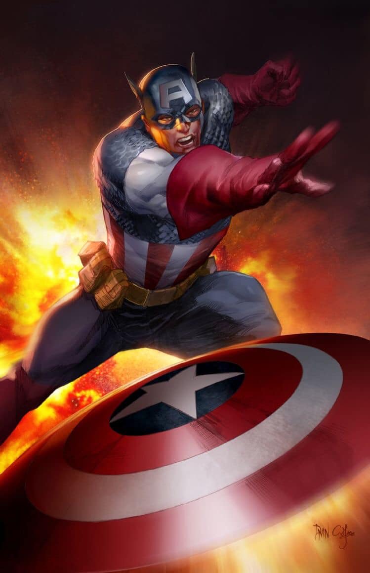 Captain America Hero Action Jigsaw Puzzle