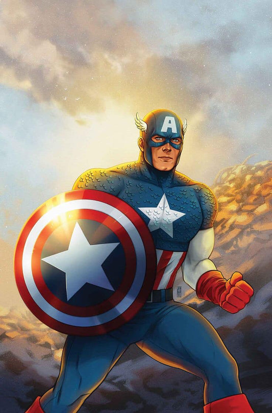 Captain America Hero Portrait (2) Print Poster