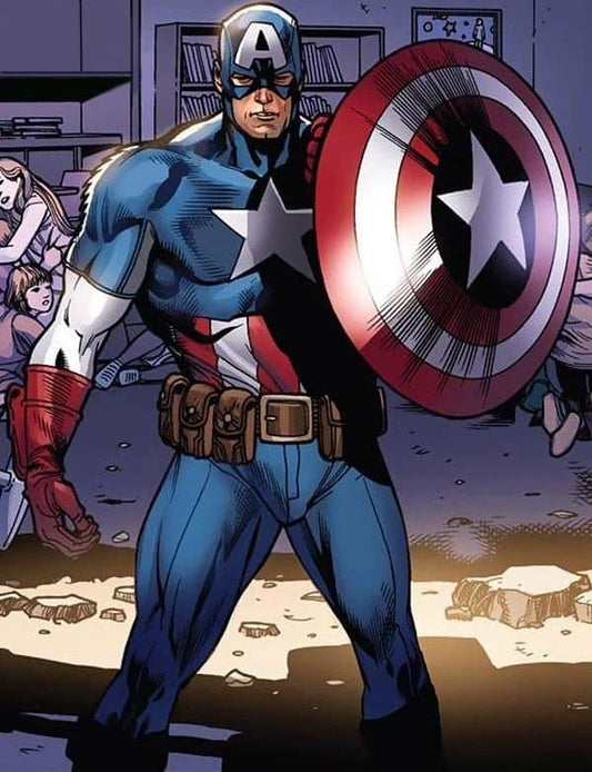 Captain America Hero Pose Print Poster