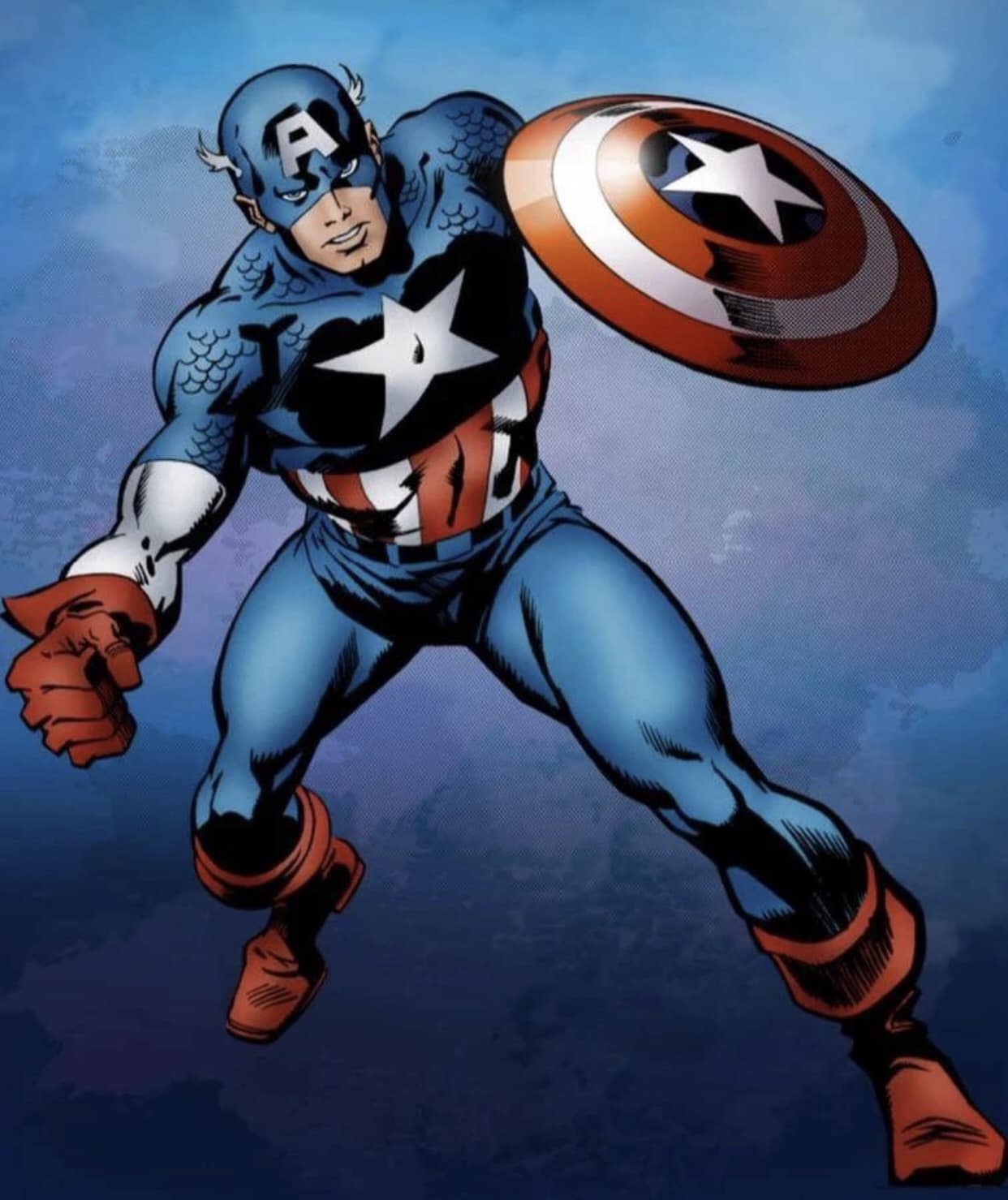 Captain America Hero Pose (2) Jigsaw Puzzle