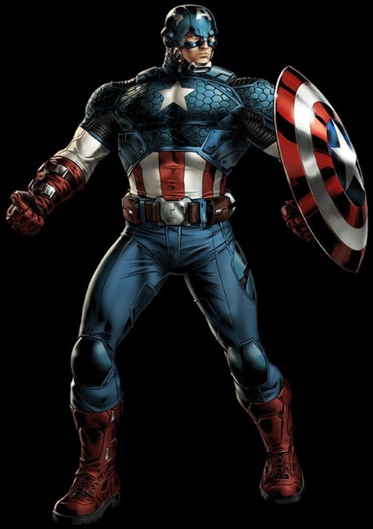 Captain America Hero Pose (3) Print Poster