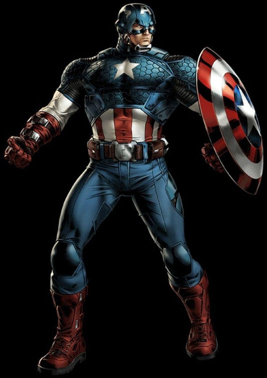 Captain America Hero Pose (3) Print Poster