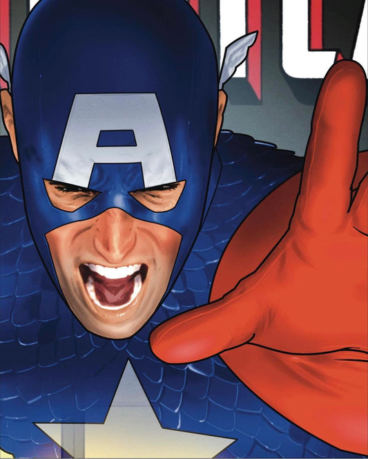 Captain America Heroic Pose Print Poster