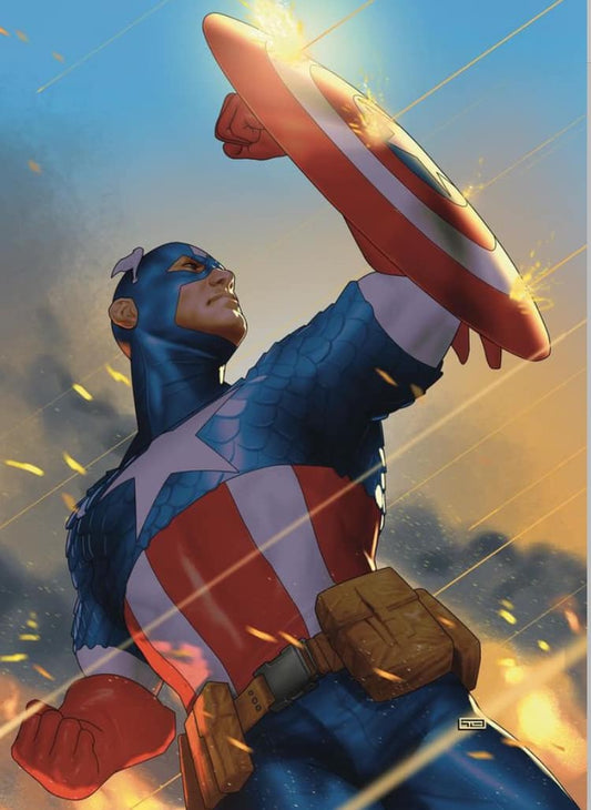 Captain America Heroic Pose (5) Print Poster