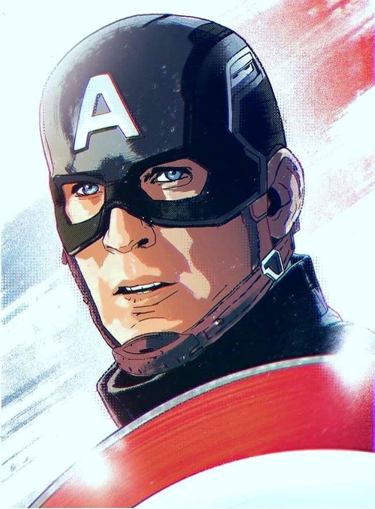 Captain America Illustration (2) Jigsaw Puzzle