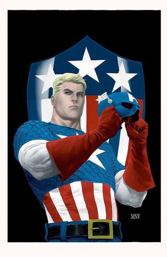 Captain America Portrait (8) Jigsaw Puzzle