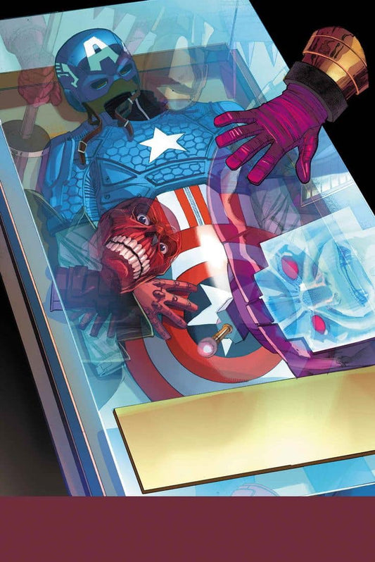 Captain America Vs Red Skull Comic Art Print Poster