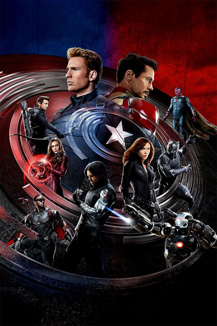 Captain America Civil War Action Movie Print Jigsaw Puzzle