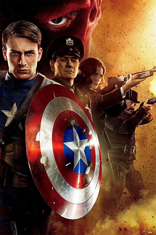 Captain America First Avenger Movie Print Jigsaw Puzzle
