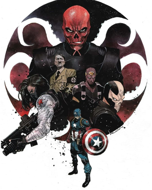 Captain America Hydra Crew 4523 Print Poster