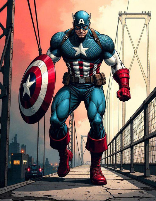 Captain America Shield 659 Print Poster