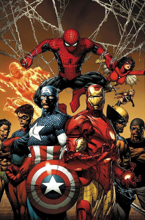 Captain America Spider Man Iron Man 8843 Print Poster