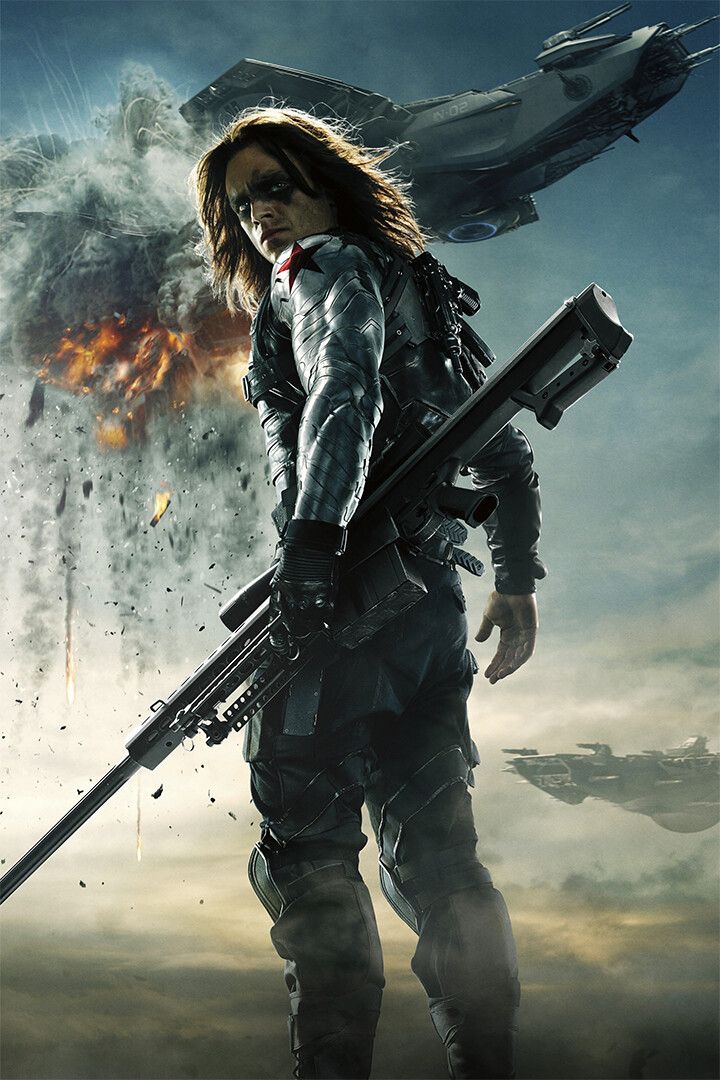 Captain America The Winter Soldier Movie War Magnet