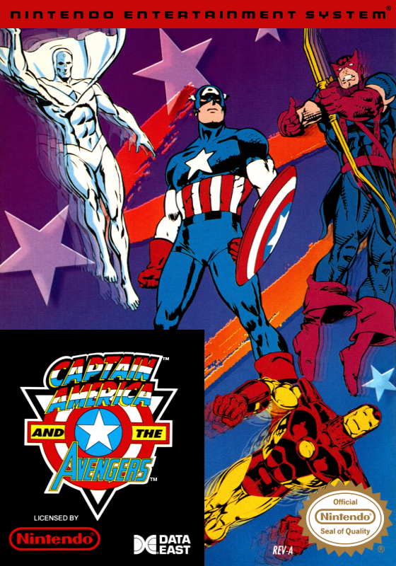Captain America And The Avengers (Usa) Nes Print Poster