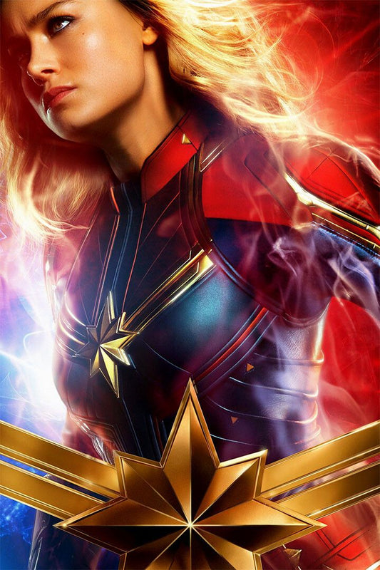 Captain Female Superhero Film Art Home Jigsaw Puzzle