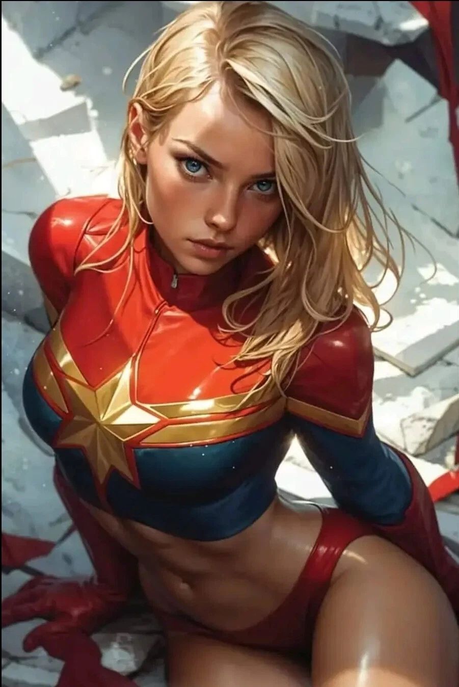 Captain Marvel Keychain
