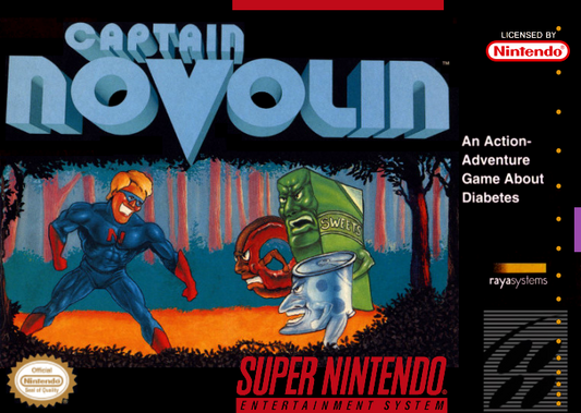 Captain Novolin (Usa) Snes Print Poster