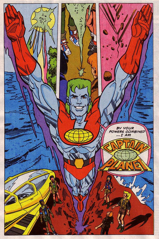 Captain Planet And The Planeteers Animated Tv Series Home Decor Jigsaw Puzzle