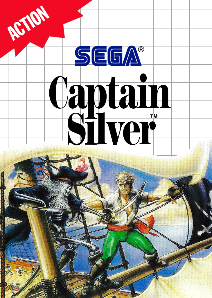 Captain Silver Sega Master System Keychain