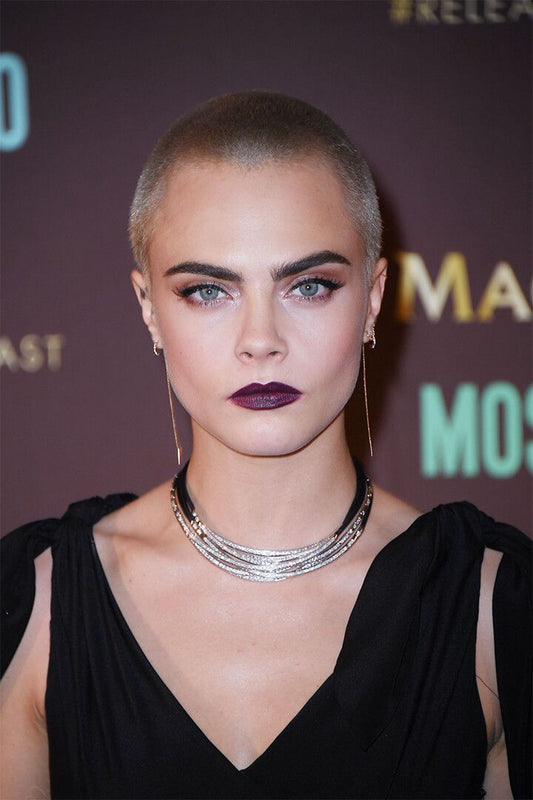 Cara Delevingne Model Actress Print Jigsaw Puzzle 24X36