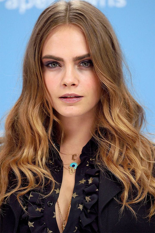 Cara Delevingne Model And Actress Print Jigsaw Puzzle