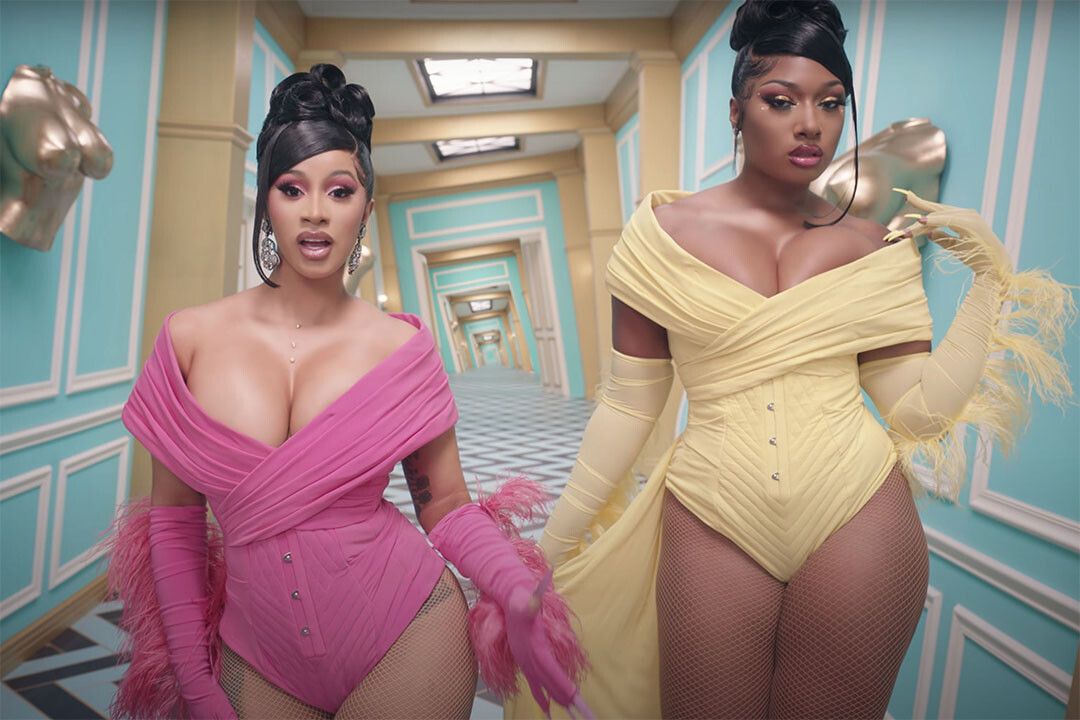 Cardi B And Megan Thee Stallion Rappers Singers Wall Home Decor Jigsaw Puzzle