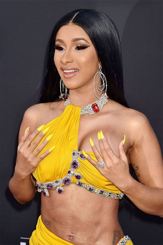 Cardi B Hollywood Celebrity Rapper Singer Jigsaw Puzzle