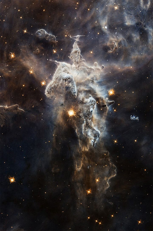 Carina Space Nebula Seismic Stars Painting Print Jigsaw Puzzle