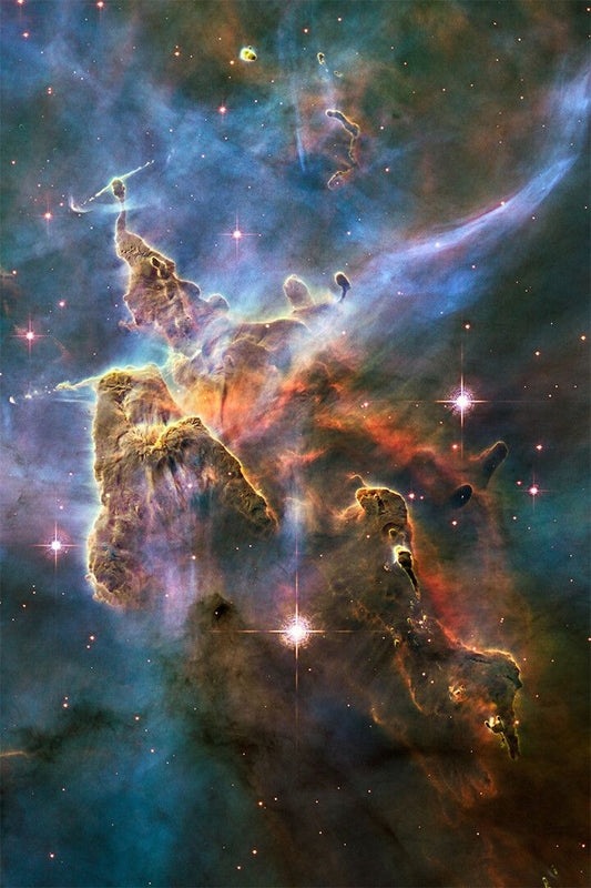 Carina Space Nebula Seismic Stars Print Jigsaw Puzzle