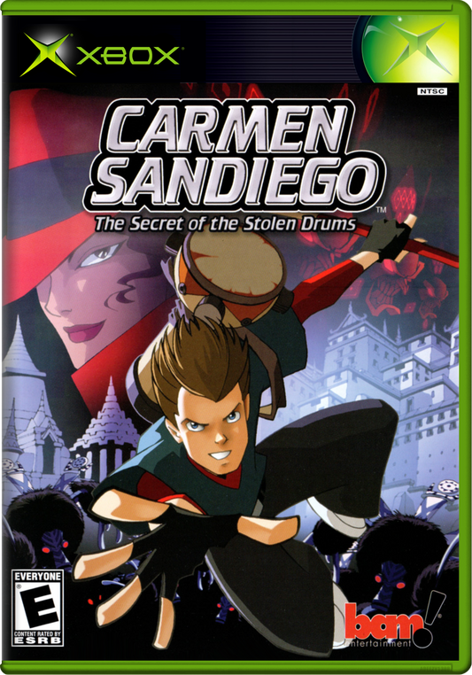 Carmen Sandiego The Secret Of The Stolen Drums Xbox Print Poster