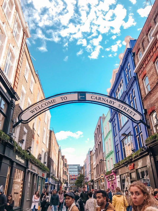 Carnaby Street Soho West End London In Westminster Picture Keychain Keychain