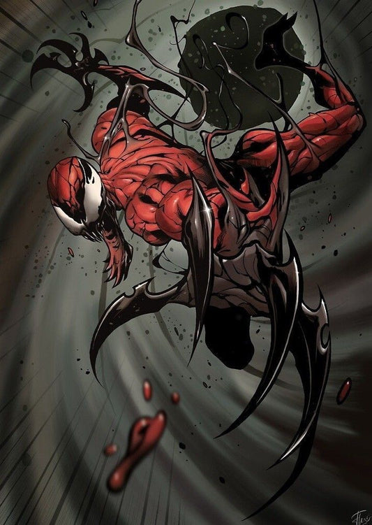 Carnage Action Shot Print Poster